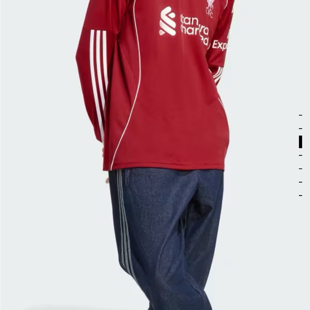 Liverpool FC 25/26 Longsleeve Home Jersey - Picture 3 of 7